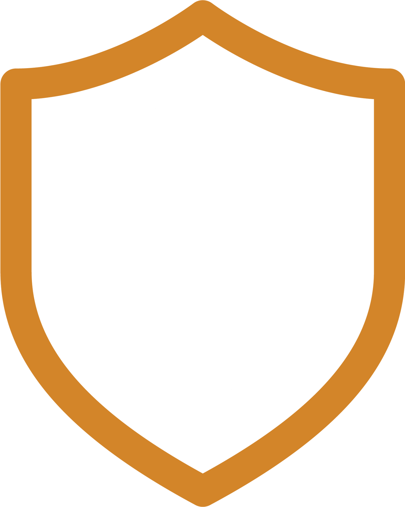 An orange and white shield illustration represents GeoGrit’s lifetime warranty.